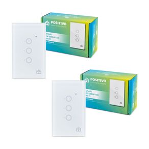 KIT 2 INTERRUPTOR WI-FI 3 CIRCUITOS